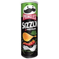 Pringles Sizzl'n Medium Kickin' Sour Cream 180g