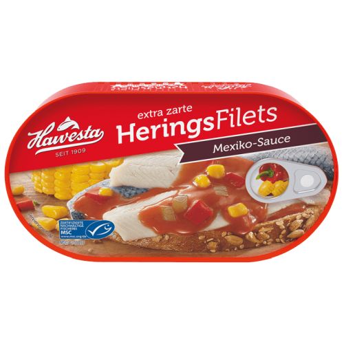 Hawesta Herings Filets Mexiko-Sauce 200g