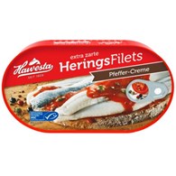 Hawesta Herings Filets Pfeffer-Creme 200g