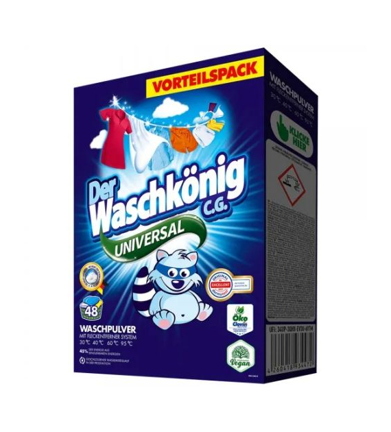 Waschkonig Universal Proszek 48p 2,8kg