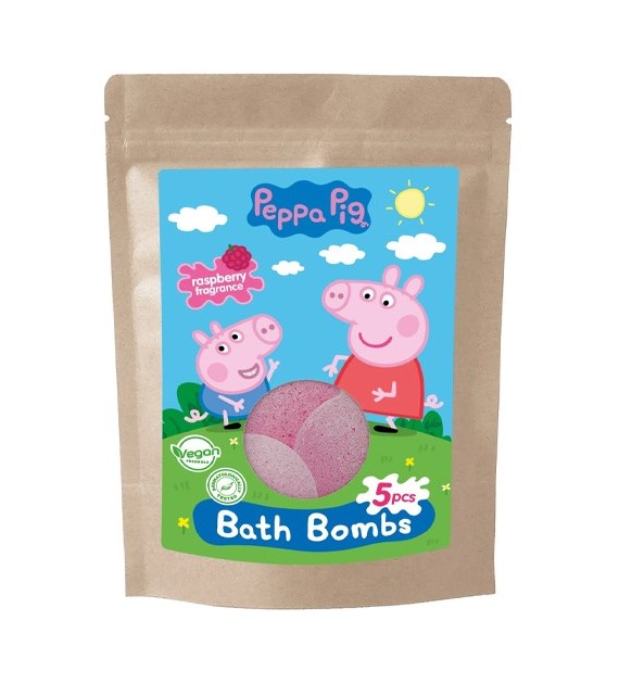 Peppa Pig Bath Bomb do Kapieli 5szt 250g