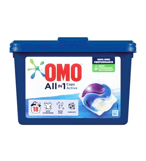 OMO All in 1 Caps Active 18p 486g