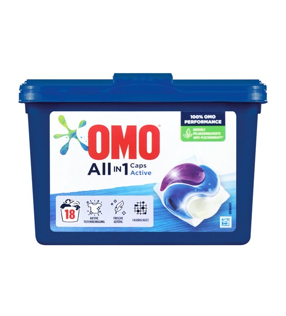 OMO All in 1 Caps Active 18p 486g