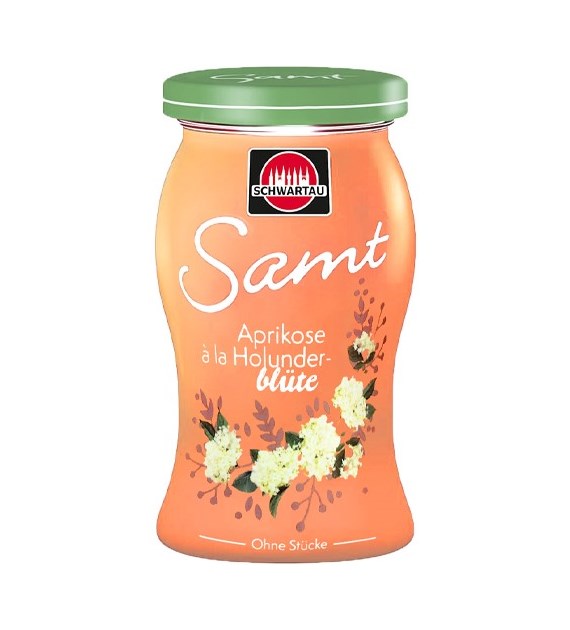 Schwartau Samt Aprikose Holunderblute Dżem 270g