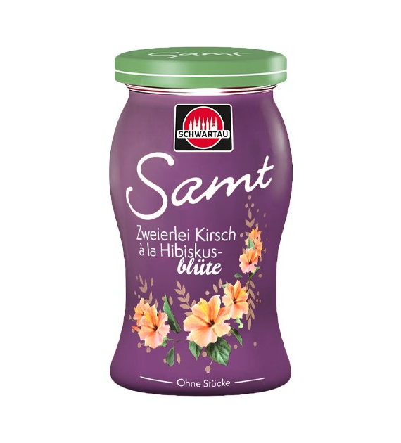 Schwartau Samt Kirsch Hibiskus Dżem Aksamitny 270g