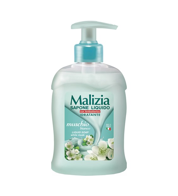 Malizia Sapone Liquido Muschio Bianco Mydło 300ml