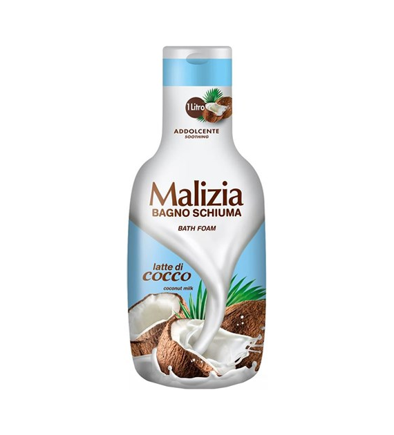 Malizia Bagno Schiuma Latte do Cocco do Kąpieli 1L