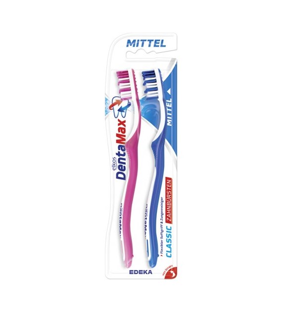 Elkos Denta Max Classic Mittel Szczoteczki 2szt