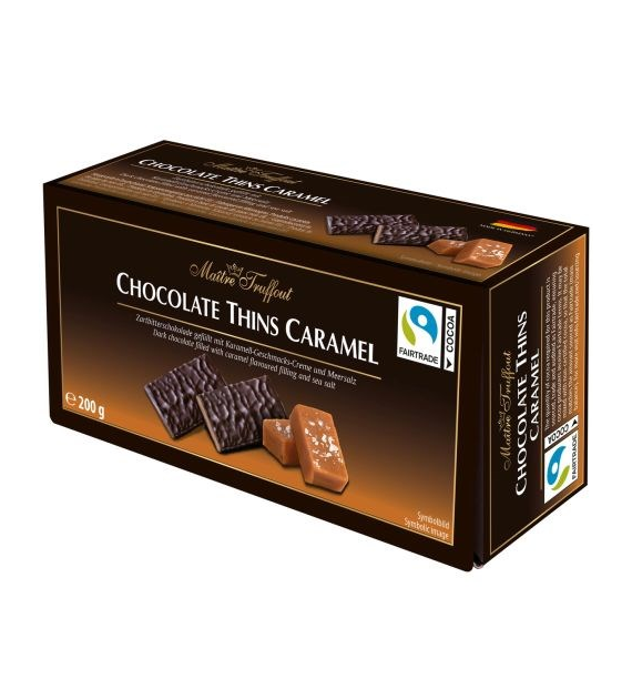 Maitre Chocolate Thins Caramel 200g