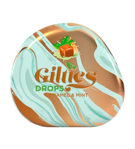 Gilties Drops Caramel & Mint 90g