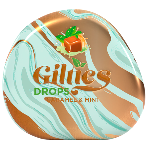 Gilties Drops Caramel & Mint 90g