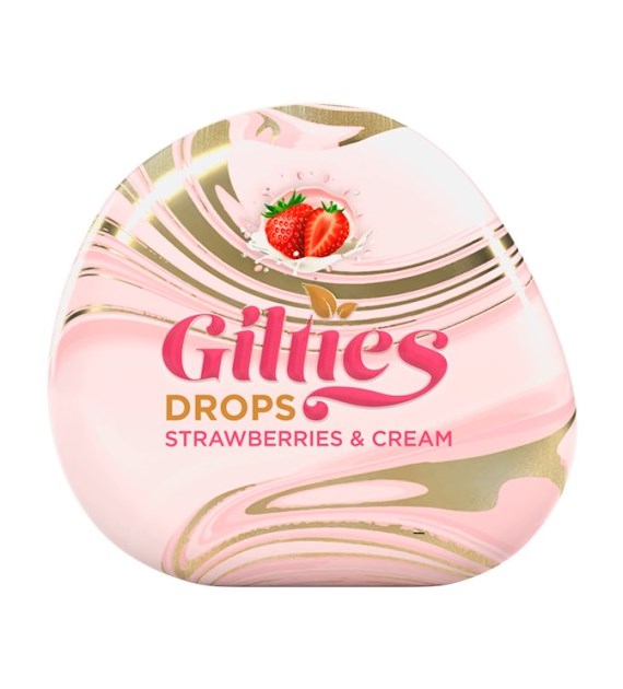 Gilties Drops Strawberries & Cream 90g
