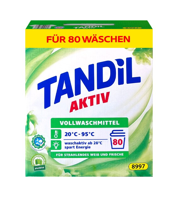 Tandil Aktiv Vollwaschmittel 80p 5,2kg DE