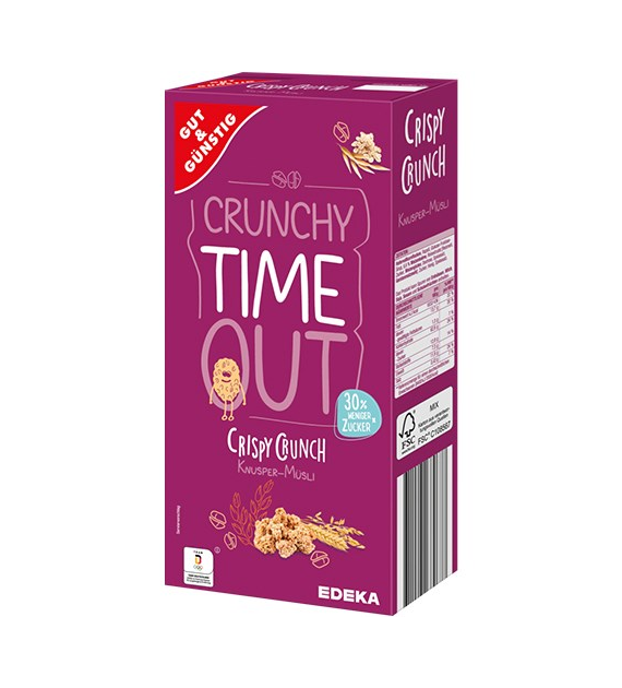 G&G Crunchy Time Out Crispy Crunch Musli 600g