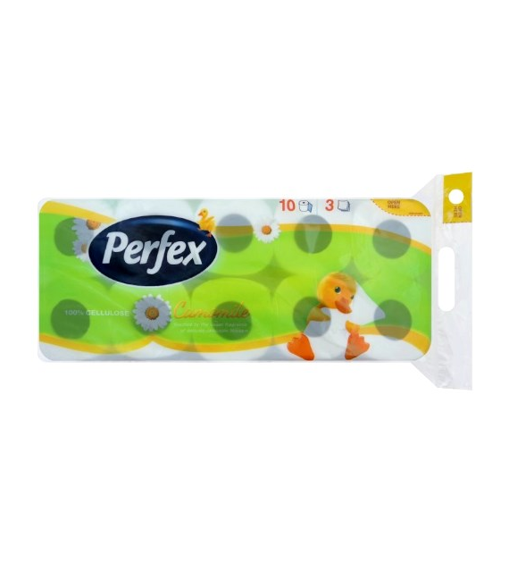 Perfex Camomile Papier Toaletowy 3Lag 10szt