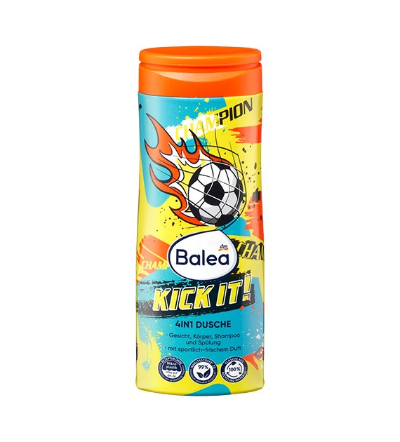 Balea Kick It! 4in1 Dusche Gel 300ml