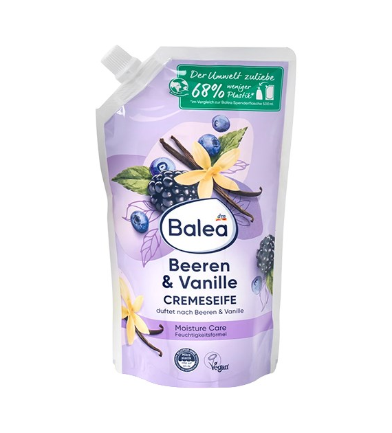 Balea Cremeseife Beeren & Vanille Zapas 500ml