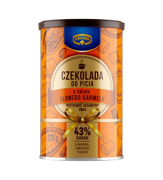 Kruger Czekolada do Picia Słony Karmel 220g