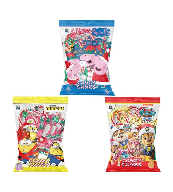 Candy Planet Candy Cane PAW/ Minion/Peppa 48g