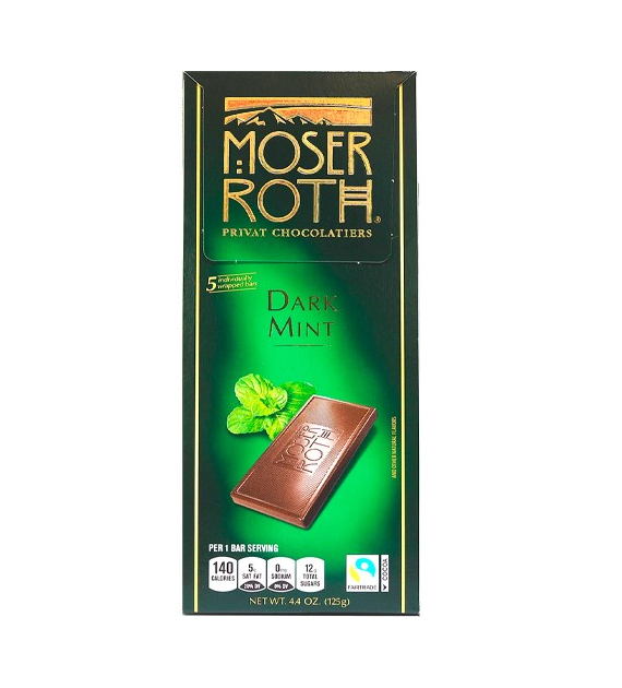Moser Roth Dark Mint Czekolada 125g