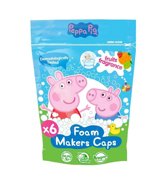 Peppa Pig Foam Makers Caps 6szt 120g