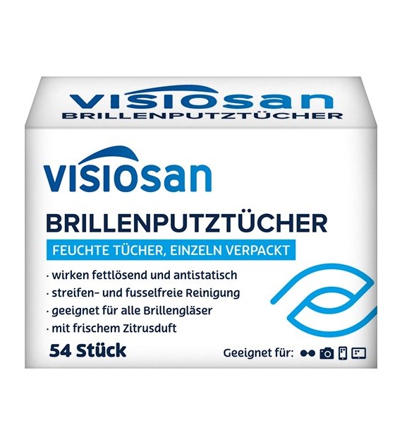 Visiosan Brillenputztucher Chust do Okularów 54szt