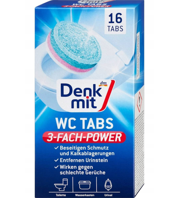 Denkmit WC Tabs 16szt 400g