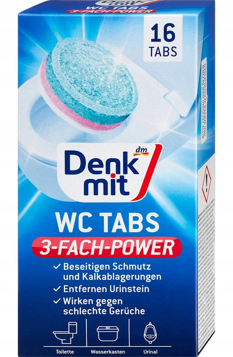 Denkmit WC Tabs 16szt 400g