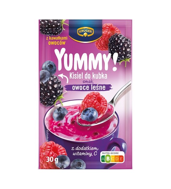 Kruger Yummy! Kisiel Owoce Leśne 30g PL
