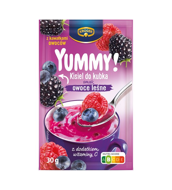 Kruger Yummy! Kisiel Owoce Leśne 30g PL