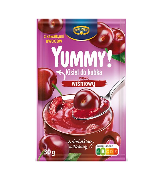 Kruger Yummy! Kisiel Wiśniowy 30g PL