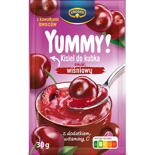 Kruger Yummy! Kisiel Wiśniowy 30g PL