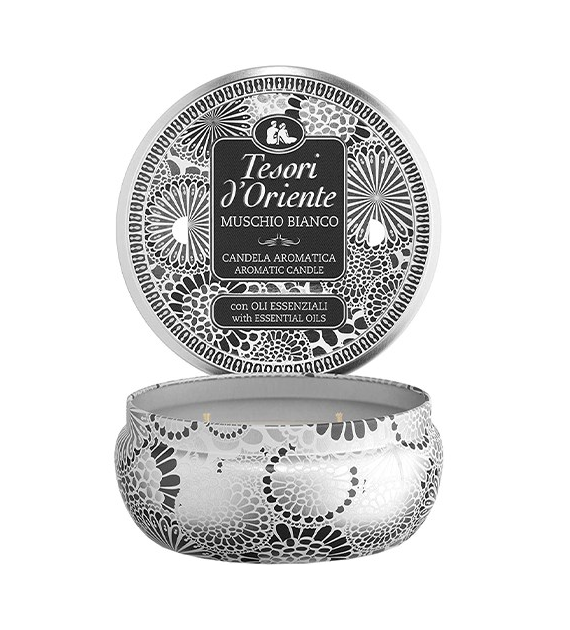 Tesori d'Oriente Muschio Bianco Świeczka 200g
