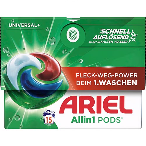 Ariel All in 1 Pods Universal+ 15p 321g/316g