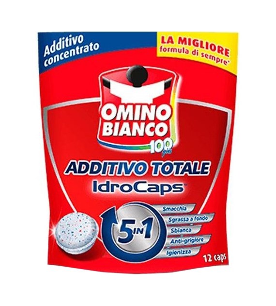 Omino Bianco Additivo Totale Idro Caps 12szt 240g