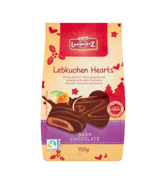 Lambertz Hearts Dark Chocolate 150g