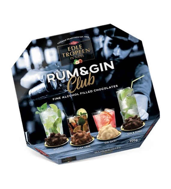Trumpf Edle Tropfen in Nuss Rum & Gin Club 200g