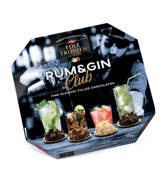 Trumpf Edle Tropfen in Nuss Rum & Gin Club 200g