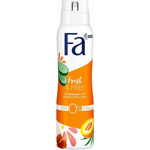 Fa Fresh & Free Gurke Melone Deo 150ml