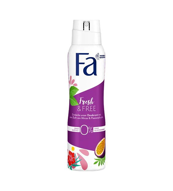 Fa Fresh & Free Minze Passionsfrucht Deo 150ml