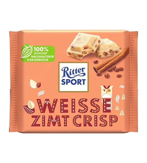 Ritter Sport Weisse Zimt Crisp 100g