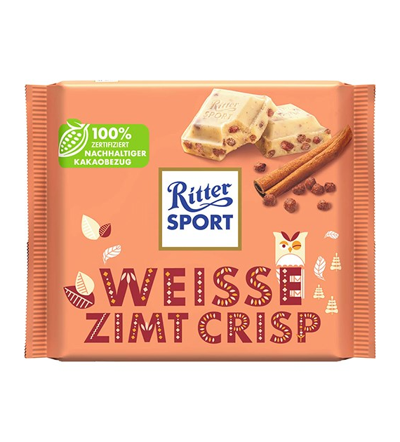 Ritter Sport Weisse Zimt Crisp Czekolada 100g