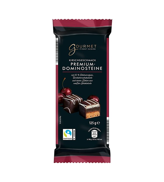 Gourmet Premium Dominosteine Kirsch 125g