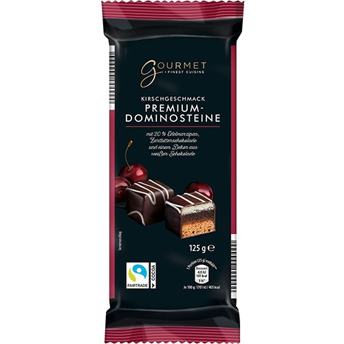 Gourmet Premium Dominosteine Kirsch 125g