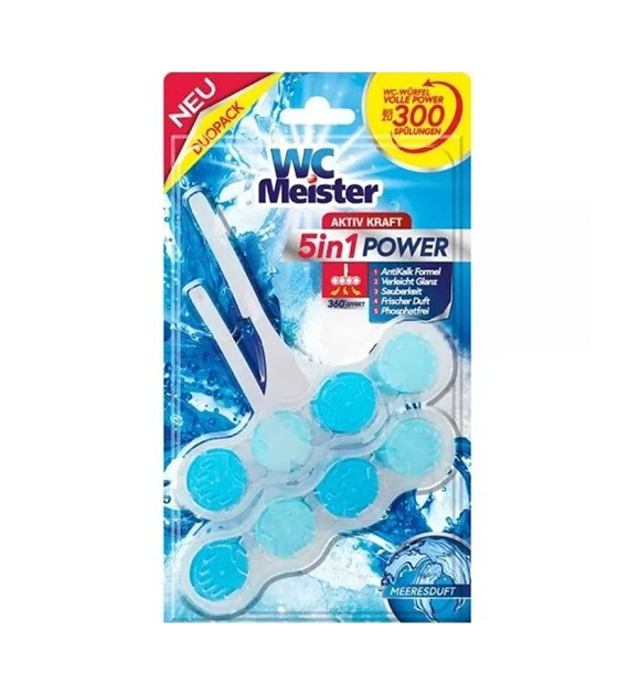 WC Meister 5in1 Power Meeresduft Zawieszka 2x45g