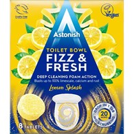 Astonish Fizz Fresh Lemon Splash WC Tabs 8szt