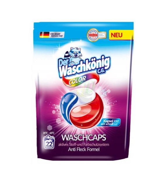 Waschkonig Color Caps 22p 396g