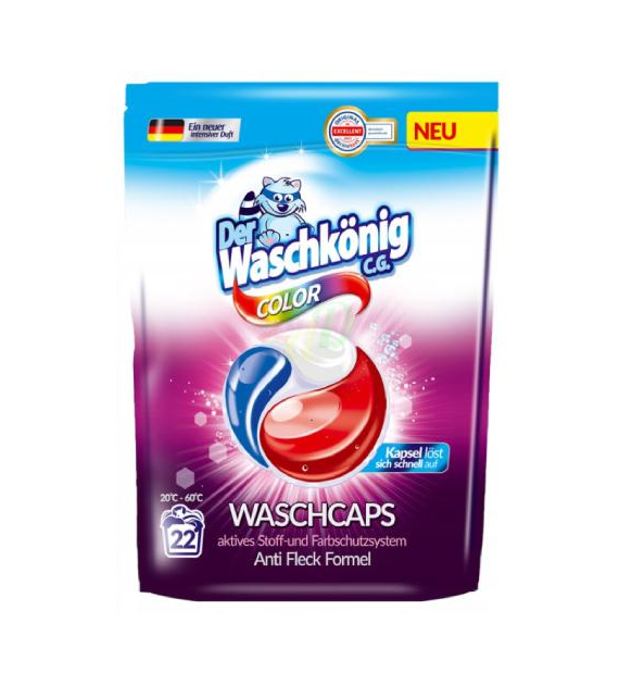 Waschkonig Color Caps 22p 396g
