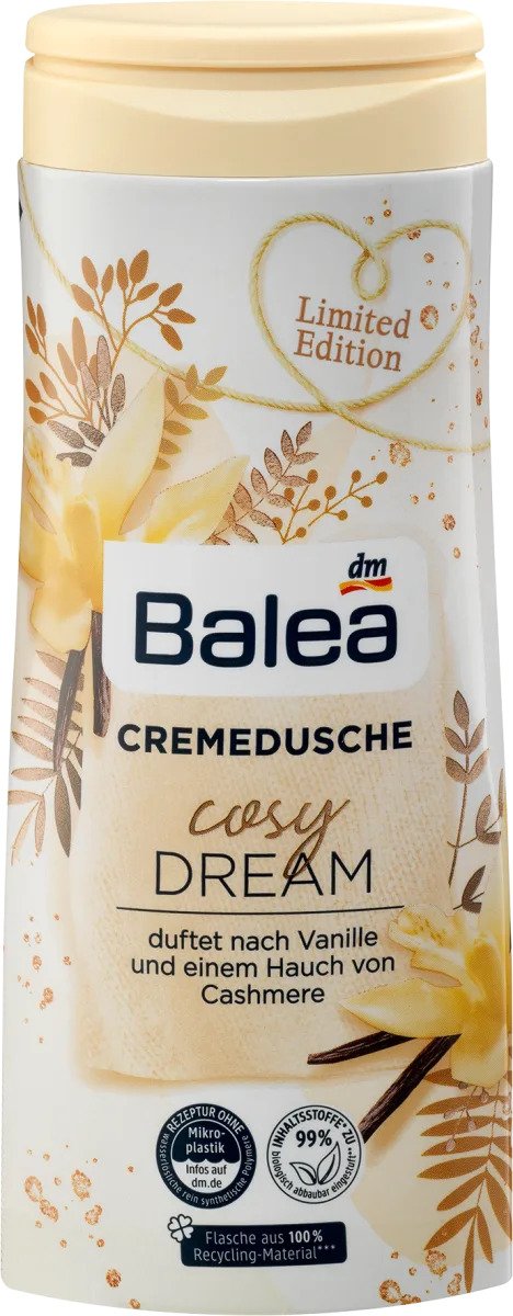 Balea Cosy Dream Vanille Cashmere Gel 300ml