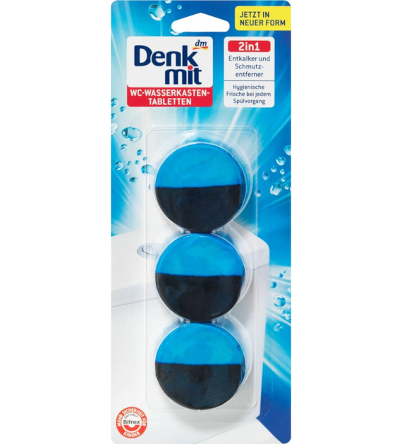 Denkmit WC Tabletki Blue Water 3szt 150g